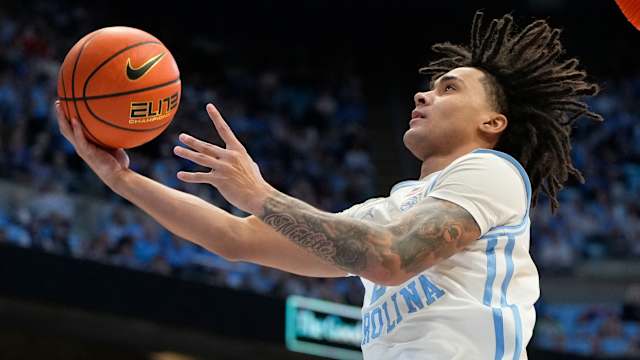 UNC basketball guard Elliot Cadeau